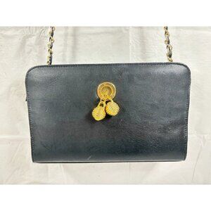 Bruno Lorelli Black Shoulder Purse with wallet